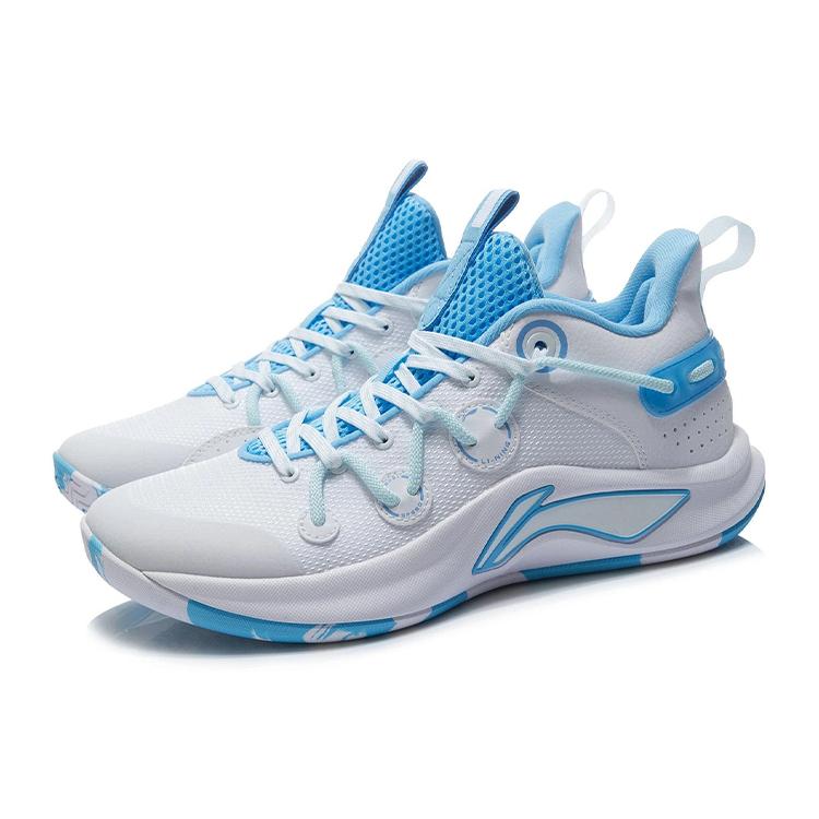 Li Ning Speed Team Textile, Synthetic Leather Cushioning Slip Resistant Abrasion Resistant Rebound Low Top ABPR045-4