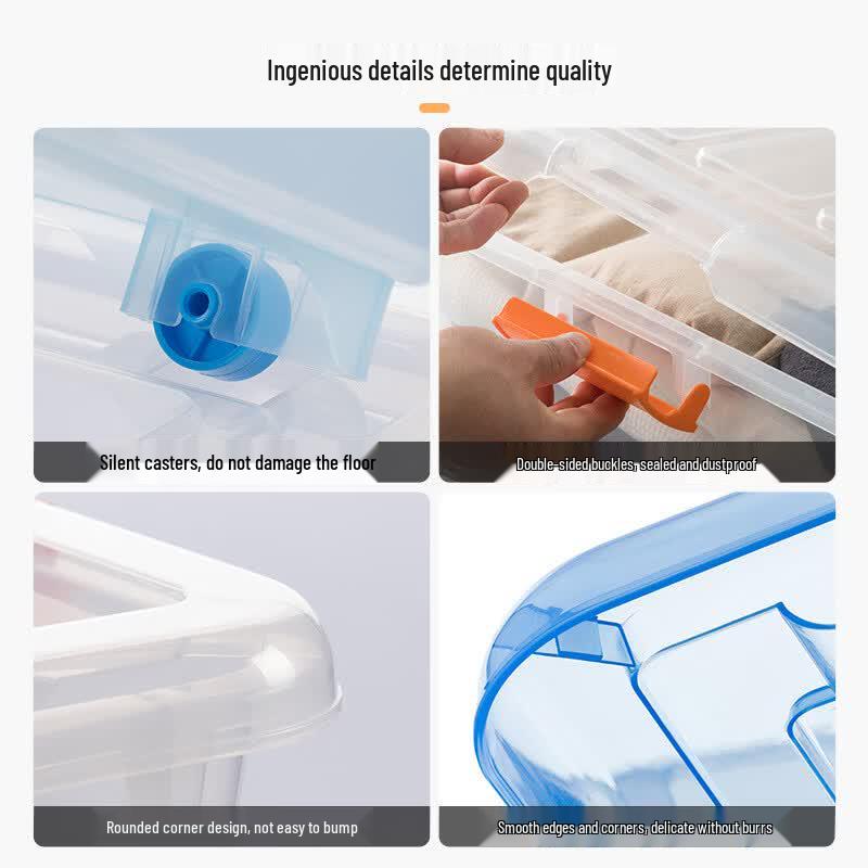 CHAHUA 55L Compact Plastic Storage Box