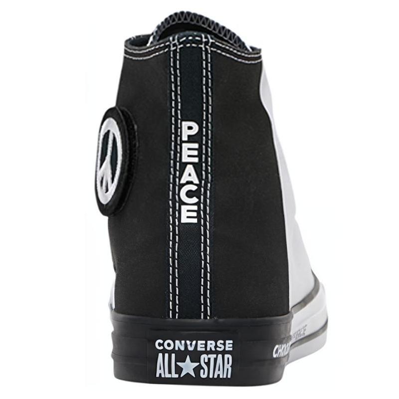 Converse Chuck Taylor All Star Hi Round Toe Lace-Up High Top Espadrilles Unisex Black & White
