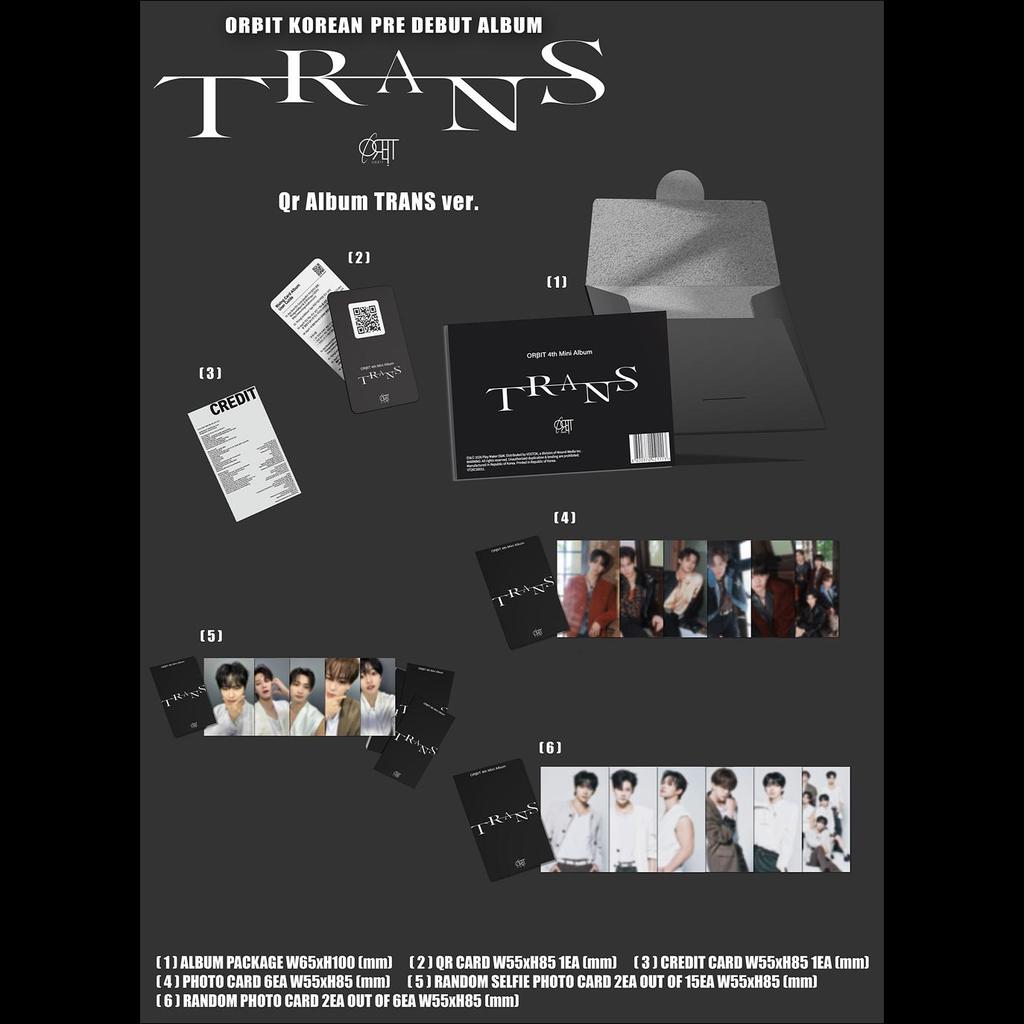 OrBIT TRANS QR Album (ORBIT Ver. / TRANS Ver.)