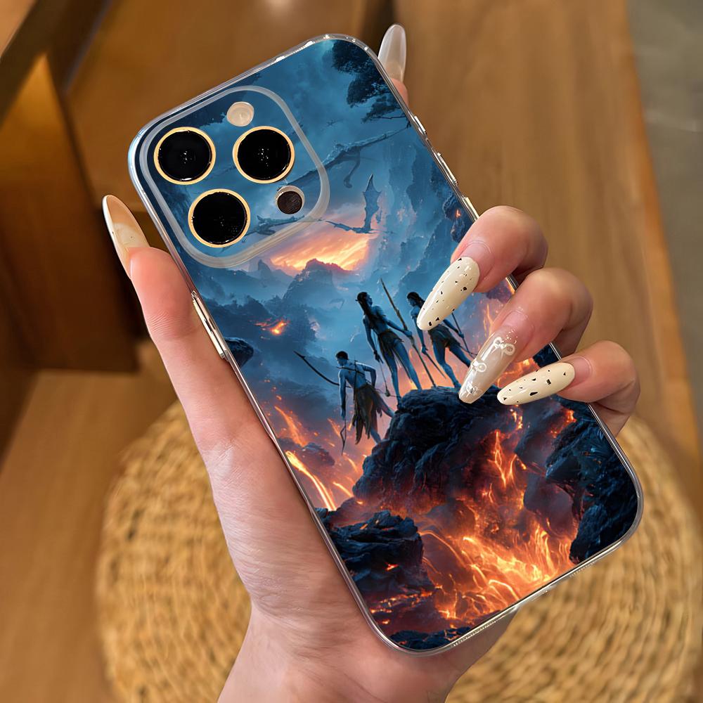 Avatar Film Phone Case For IPhone 17 16 Pro Max 15 14 13 11 12 Mini Xs X Xr 7 8 Plus Se Transparent Cover