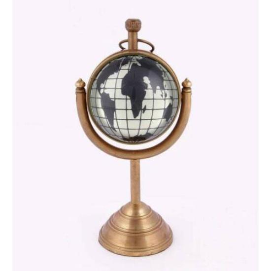 Messing Vintage Schreibtisch & Regal Analoge Tischuhr Marine Uhr Antik Dekor