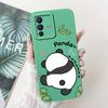 Lovely Painted Phone Case For Vivo V23 5G V23e V23 Pro Silicone Anti-knock Soft Cover Funda Vivo V2130 V2132 Panda Cat Animals