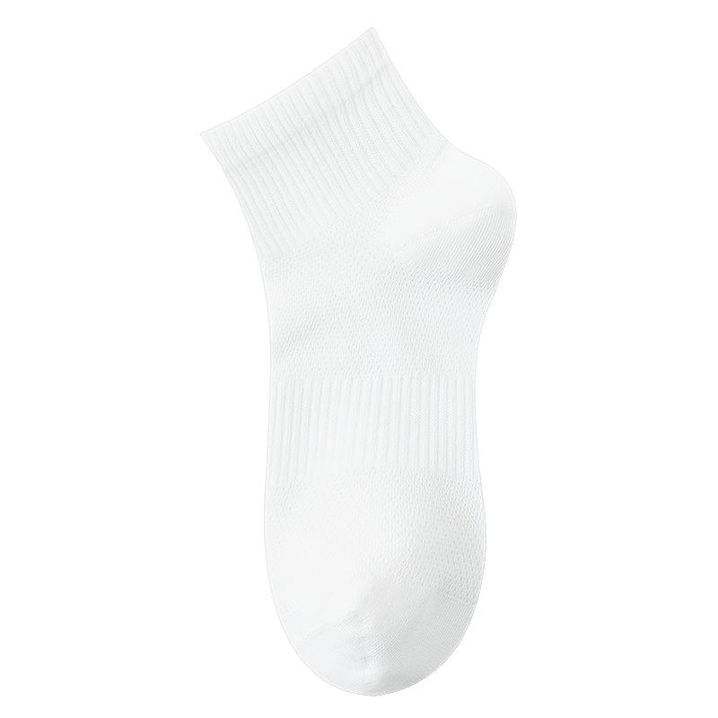 Summer socks for women, sweet short socks, thin breathable solid color mesh socks, women s mid-calf socks, Zhuji socks Average Size жемчужина белый