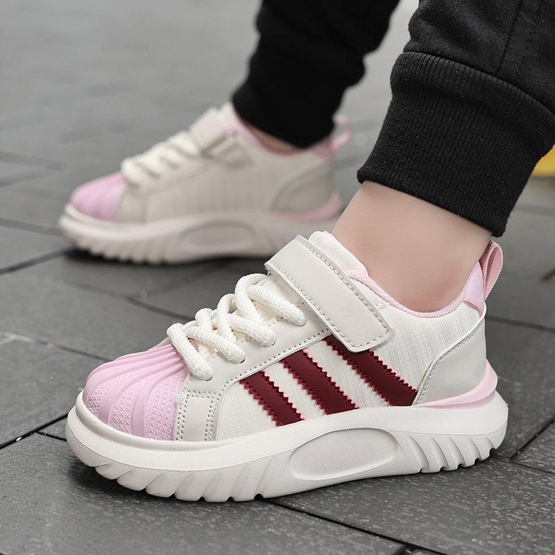 

Детские кроссовки 2024 года: Мальчиковая модель с удобной посадкой, Девочковая модель с легкой мягкой подошвой, Нескользящая и дышащая 30