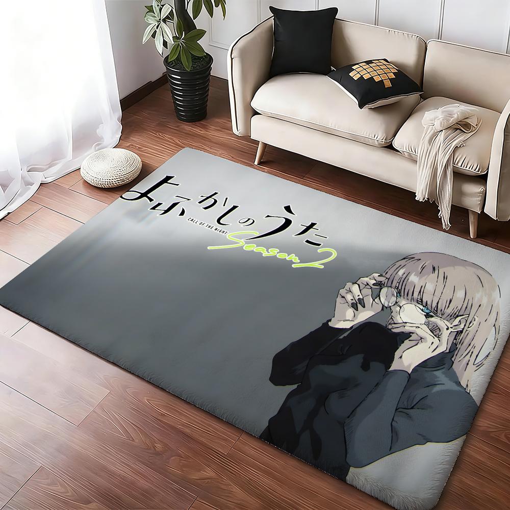 Call of the Night Floor Mat Soft Thickened Absorbent Non-Slip Bedroom Living Room Door Mat Home Decor Flannel Rugs