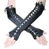 Japanese Harajuku Lolita Lace Strap Long Punk Style Ribbon Bow COS Gloves