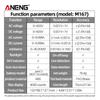 ANENG M167 Inteligentny multimetr cyfrowy Automatyczne rozpoznawanie 4000 liczy Woltomierz Amperomierz Test elektryczny