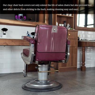 2 Buc Huse Scaun Salon Impermeabile Protecții Scaun Salon Transparente Huse Spătar Scaun Coafor pentru Majoritatea Scaunelor Standard Scaune Spa