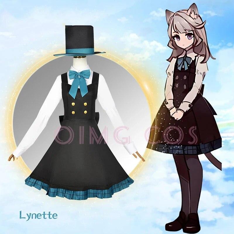 

Ударный детский костюм Линетт для косплея, карнавальная форма для взрослых, аниме, костюмы для Хэллоуина, маскарадные женские костюмы