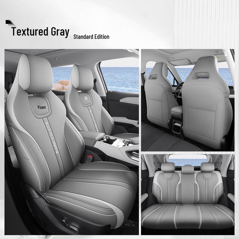 BYD Yuan UP Seat Cushion: All-Season, Durable, Thick, Perforated Car-Specific Seat Cover.