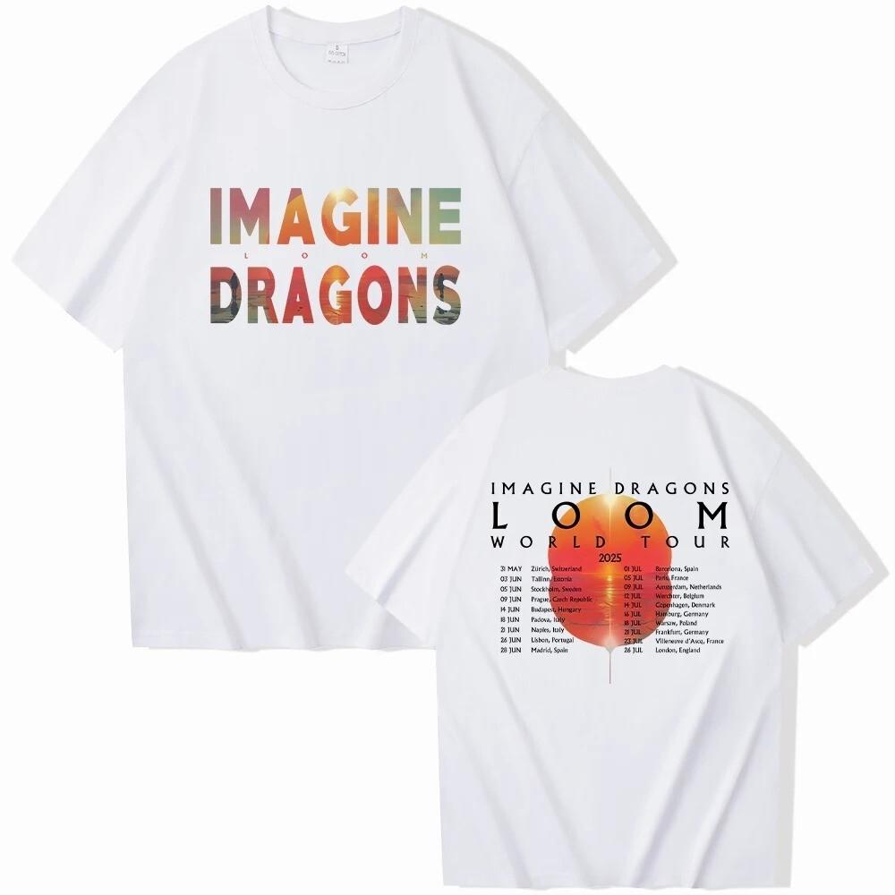 Imagine Dragons 2025 Tour Fan Inspired Tshirt Loom World Concert Gift Tee