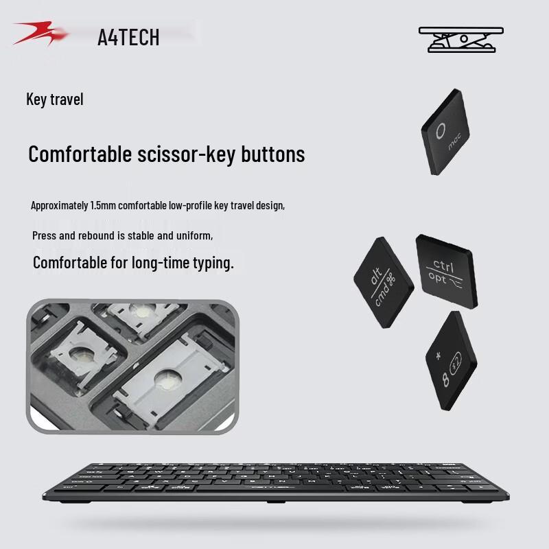 A4TECH FBX51C Multi-Device Wireless Keyboard