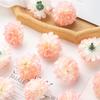 100PCS Artificial Hydrangea Flowers Wholesale Wedding Home Party Room Decoration Christmas Candy Box Fake Silk Scrapbook Plants