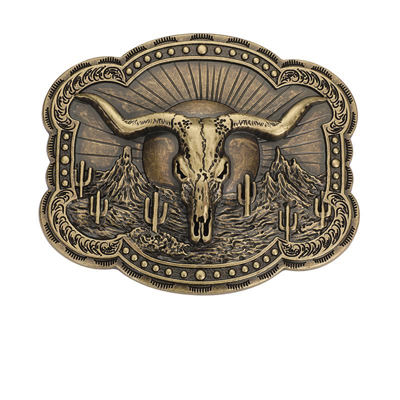 

Boucles de ceinture en alliage métallique pour hommes,accessoires de ceinture faits à la main, bricolage, Style Cowboy occidental Rock