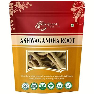Brijbooti Pure Ashwagandha Root 100 Gm| Withania Somnifera | Pure & Natural