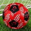 1PC White Leaf Powerful Symbol Soccer Ball Size 5 Football Machine Sewn Indoor/Outdoor Universal Football Gift W11