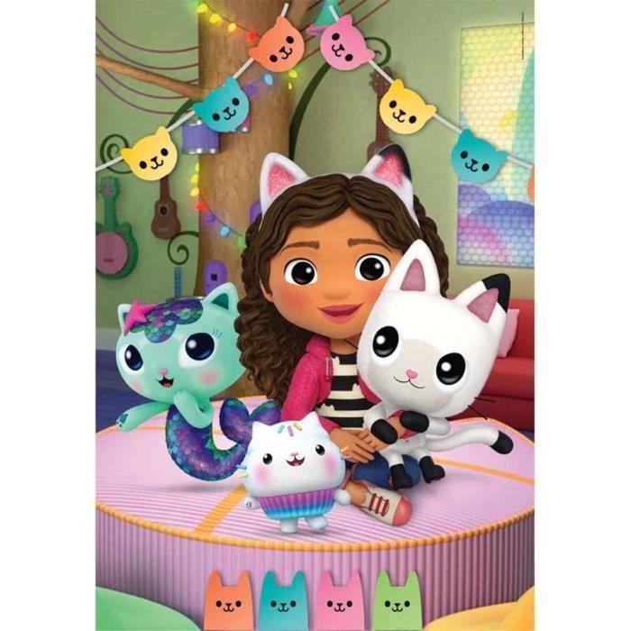 Puzzle Gabby's Dollhouse 3x48 - Clementoni - Dessins animés et BD - Couleurs saturées - 5 ans et plus
