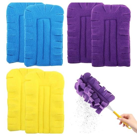 Mop Cover Reusable Washable Dust Duster Refills with Dense Microfiber 360-Degree Cleaning Excellent Dust Hair Remover