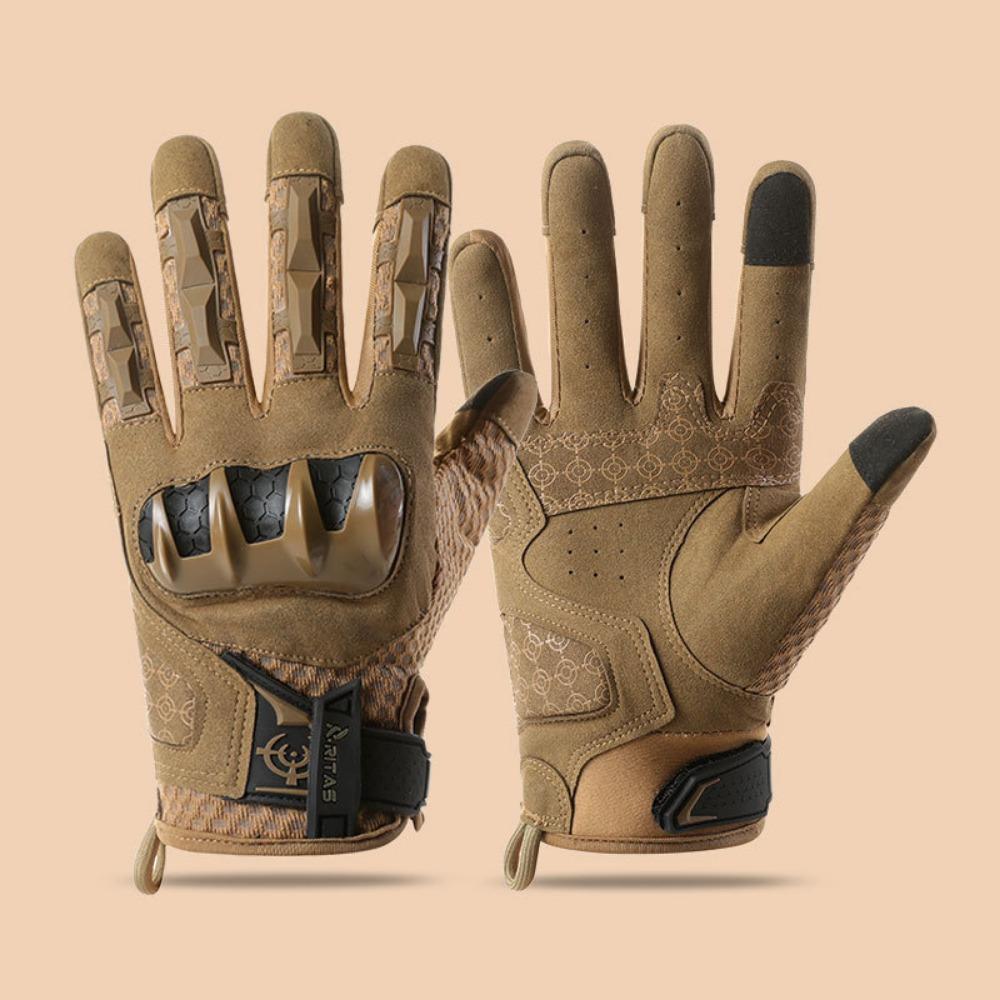 Tactical gloves Outdoor climbing Riding Non-slip and wear-resistant hard shell Tactical protection Sports training Fitness full-finger gloves