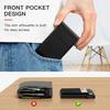 Men's RFID Aluminum Card Holder: In-Stock, Side-Push Design