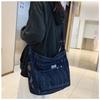 Vintage Denim Handbag Women Retro Grunge Print Punk Casual Crossbody Bags Female Harajuku  Messenger Bag Aesthetic