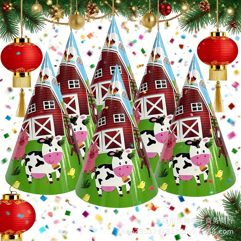 New Spot Paper Hat Collection Birthday Party Supplies Cartoon Children'S Party Decoration Scene Decoration