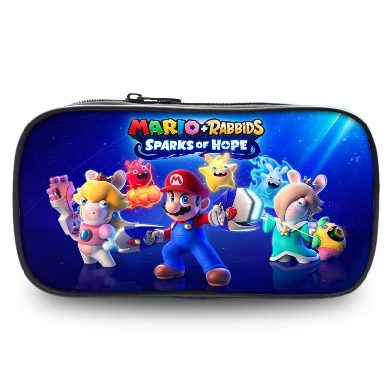 Mario Kart World Pencil Case With Polyester Material For Kids And Students