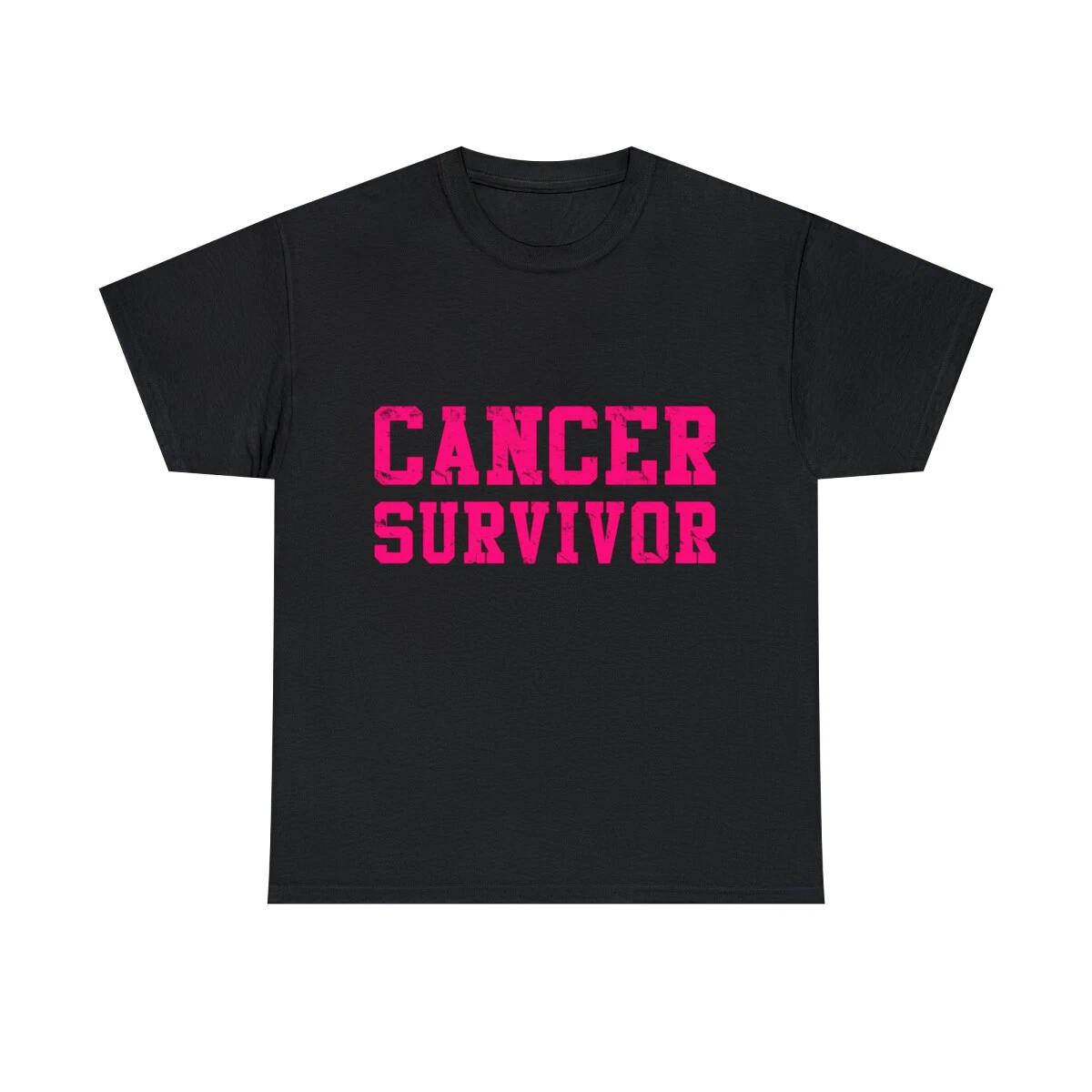 Cancer Survivor Graphic Tee Shirt, S-5XL M