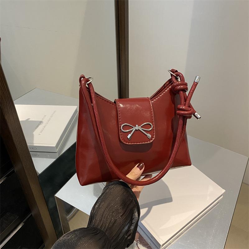 Women Casual Mini Underarm Bucket Bag Single Shoulder Crossbody Daily Handbag
