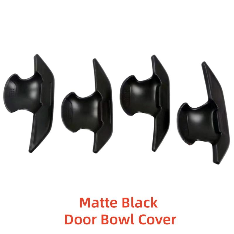 ABS Plastic Carbon Car Upgrade Accessorie Plated Exterior Door Handle Bowl Covers Trim Paste Style For Toyota RAIZE