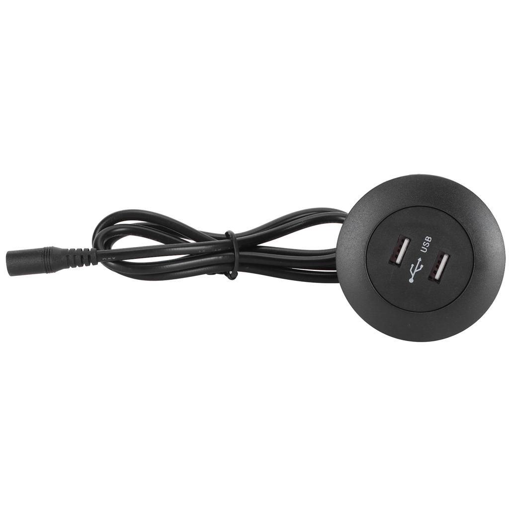 Dual USB2.0 Charging Socket Phone Charger for Electric Recliner Sofa Home Furniutre PartsBlack US