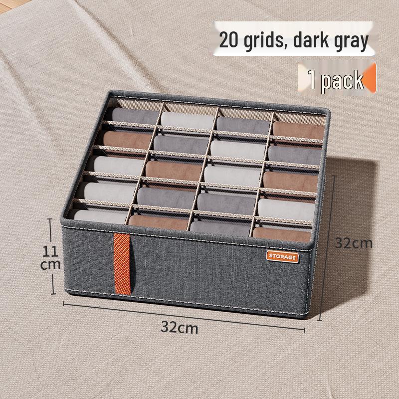 

Моющийся Складной Органайзер для Ящиков: Катионный ящик для хранения носков и нижнего белья с полым листом из ПП.