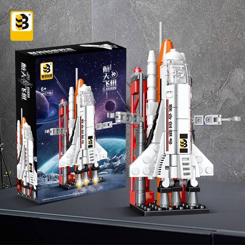 Space Assembly Shuttle Building Blocks With Abs Plastic For Play Toy Learning