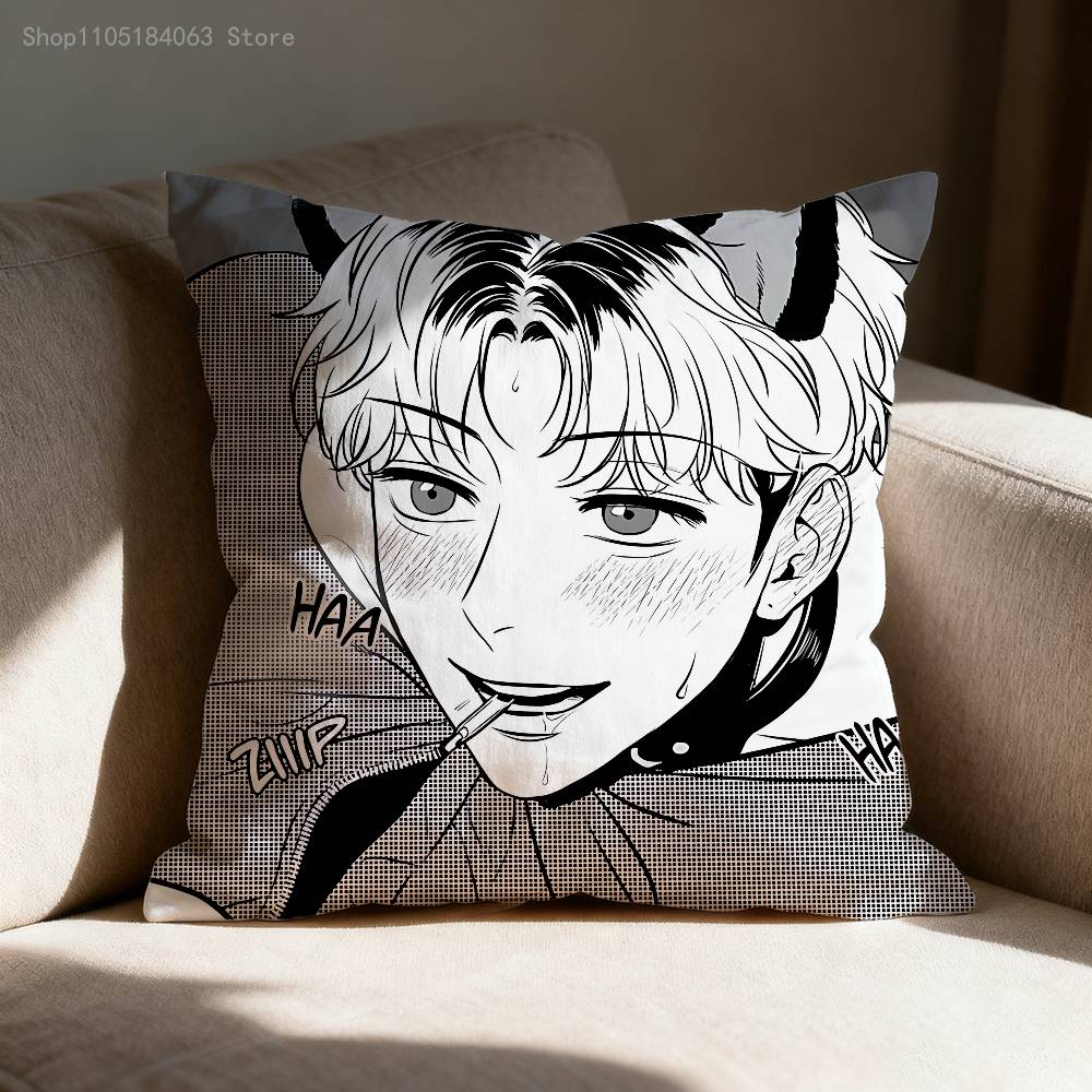 BJ A-Alex Comic Throw Pillow Case For 45x45cm 40x40cm 55x55cm 50x50cm 30x30cm Square Car Pillowcase Shell
