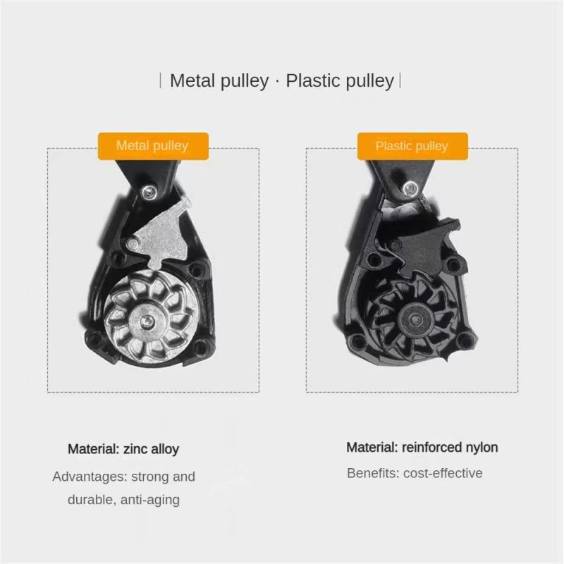 Verstellbare Aluminium-Motorhaubenstütze mit Nylonseil PDR Zubehörwerkzeuge für Autolack Dellenreparatur