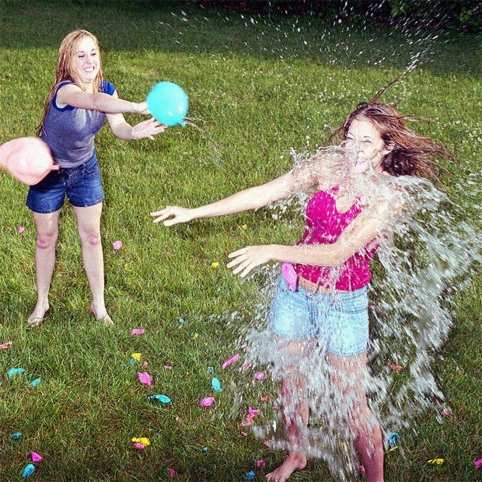 100pcs Water Balloons Colorful Rapid Filled Toy Easy Fill Birthday Wedding Reception Water Fights