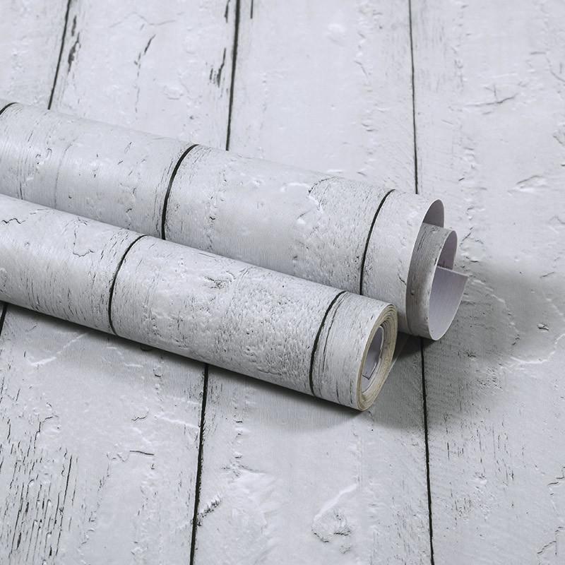 40CM X 3M Furniture Renovation Stickers Self-adhesive Wood Grain Stickers Wallpaper Cabinets Wooden Doors Tabletops Waterproof