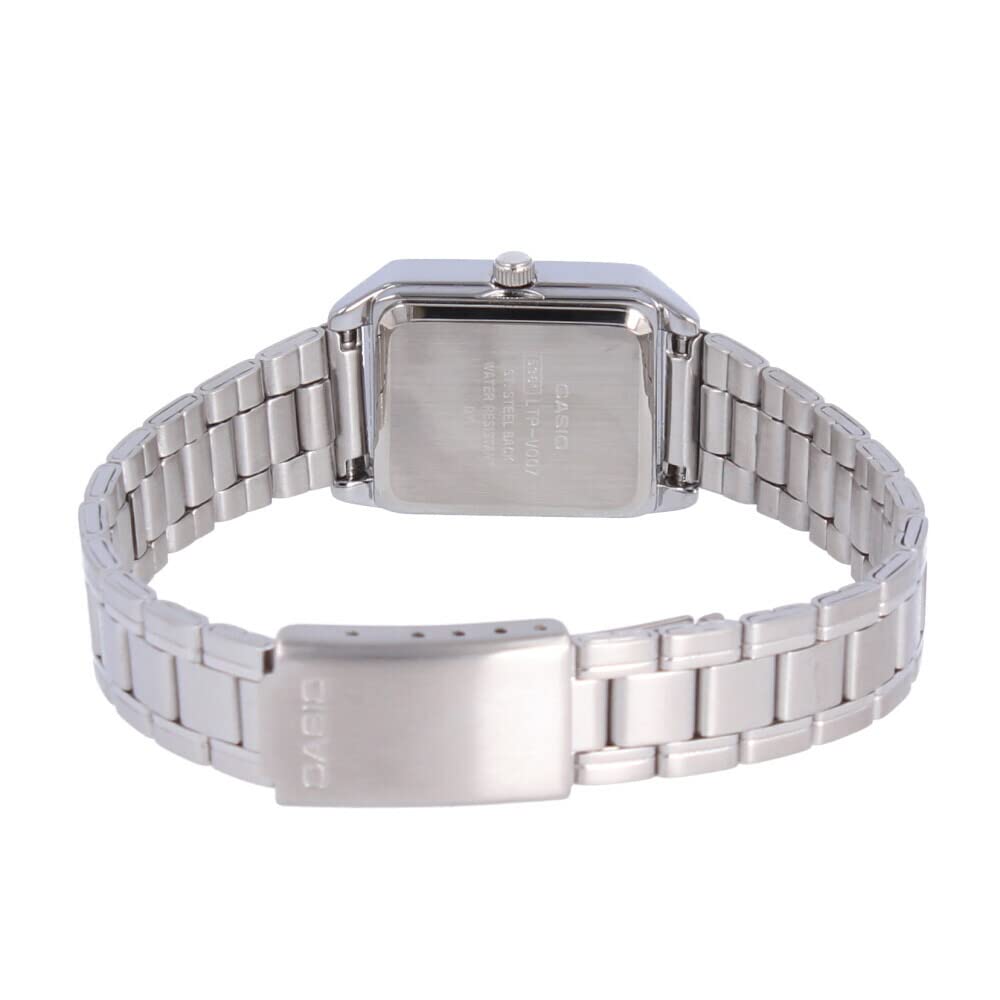 Casio Standard Ladies Quartz Metal Wristwatch LTP-V007D-2E Silver Light Blue