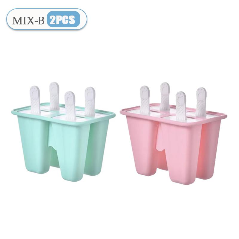 Popsicle Molds 4 Pieces Silicone Ice Pop Molds BPA Free Popsicle Mold Reusable Easy Release Ice Pop Make Homemade Ice Cream
