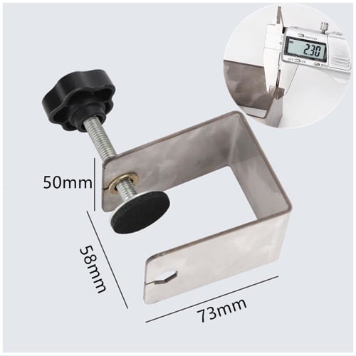 Granmagazz Adjustable Bracket Clamps, Set of 4, for Drawers, Desks, Cabinets, and More, DIY Fixing Clamps