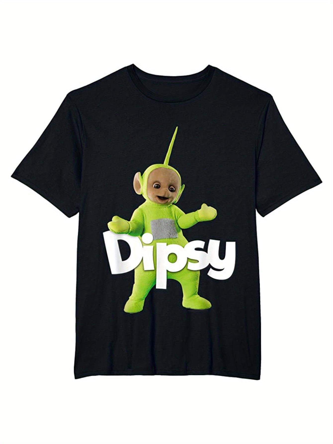 Unisex Dipsy Graphic T-Shirt- Fun Retro 90s TV Show T-shirt XL