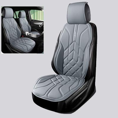 Universal Leather Car Seat Cover Four Season Auto Breathable Comfortable Saddle Pad Seat Covers For Car Seats Cover Protection