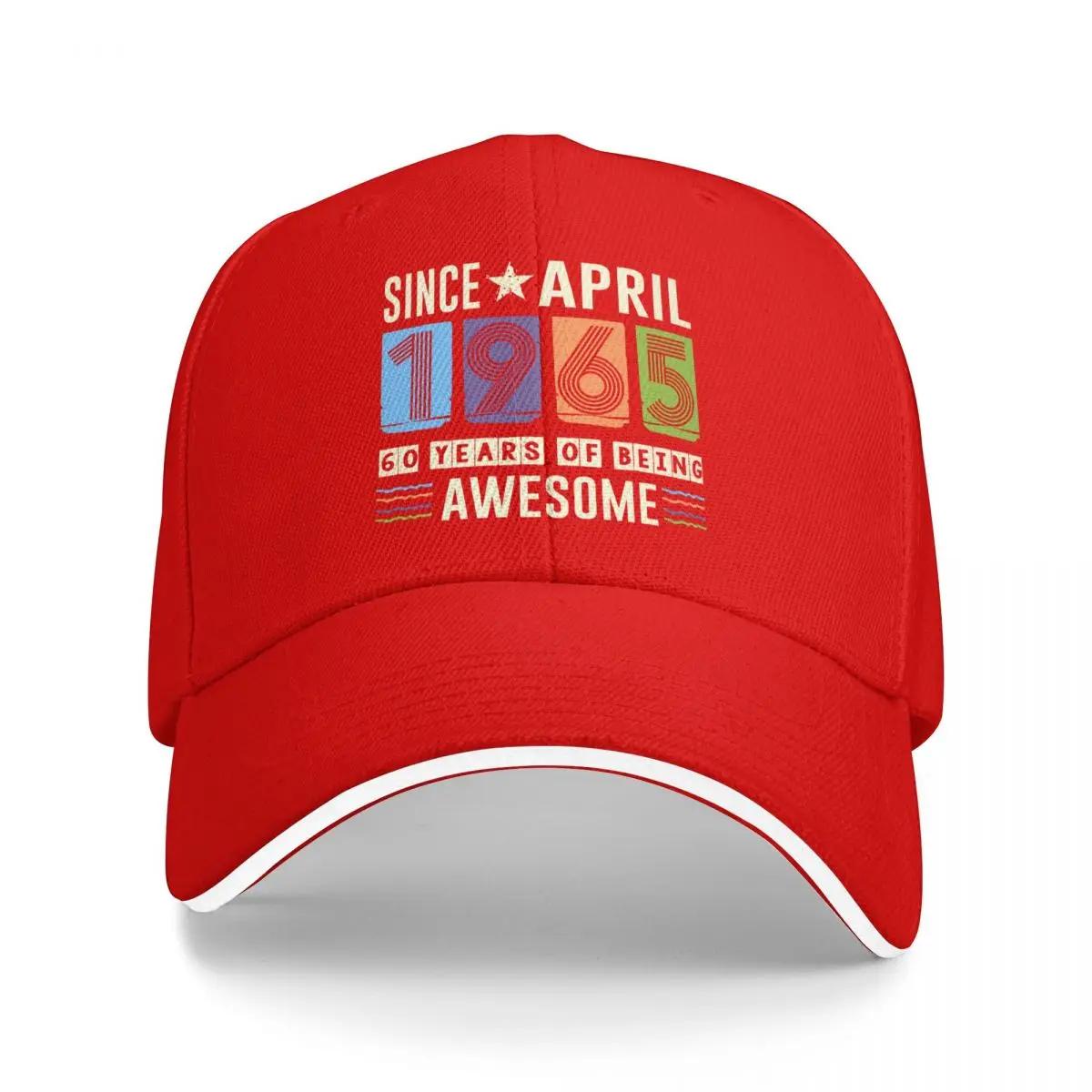 Awesome Since April Years Birthday Gift Baseball Caps Sun Caps Unisex Hats One Size
