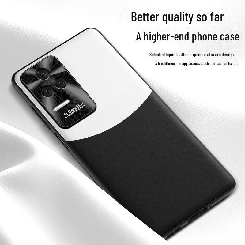 Redmi K40s Liquid Leather Protective Case: Anti-Fall & Anti-Fouling