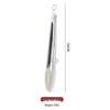 Ruhan 12-inch Stainless Steel Food Tongs
