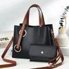 Elegant Everyday Tote Bag In Various Colors With Unique Letter Pattern Design