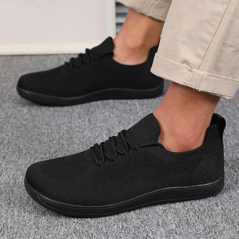 Men's Slip on Casual Walking Shoes Wide Feet Comfortable and Stable Mesh Fabric Jogging Daily Necessities Sports Shoes for Women