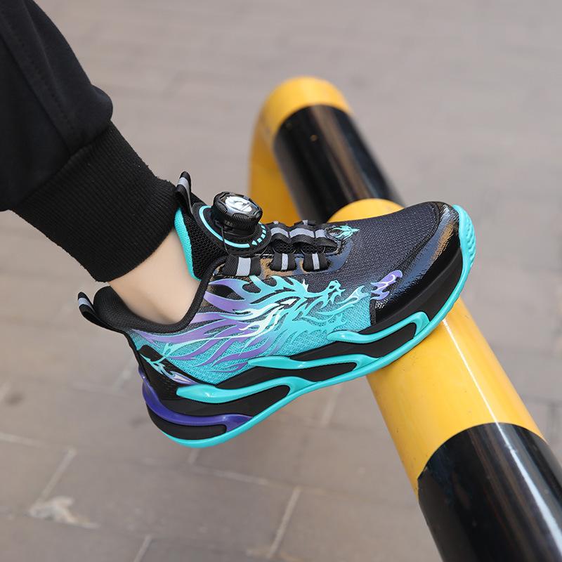 Casual Shoes Boys Children's Sports 2025 Sports Spring Year Net Sports Shoes Dragon Sports Shoes Middle and Old Children