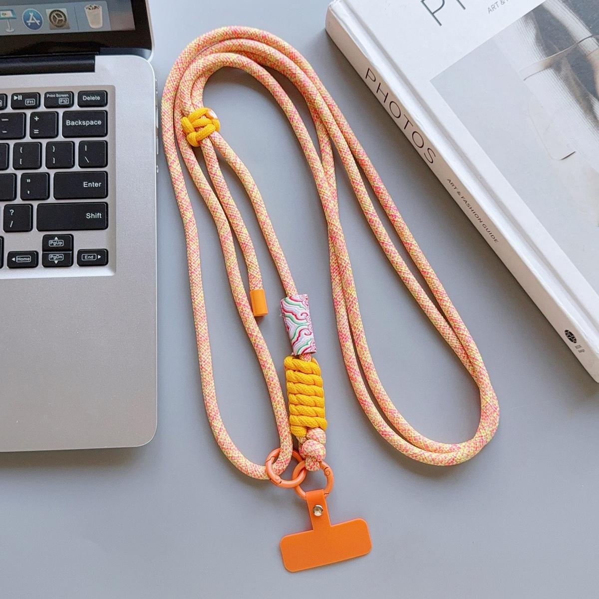 

Stylish Phone Lanyard Diameter Outdoor Universal Case Acrylic Crossbody Shoulder Card Neck Cord Clip Hang Anti-lost Wrist Strap Polyester / Nylon